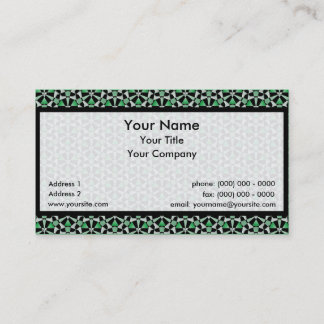 Tessellation 639 Lg Any Colour Business Card