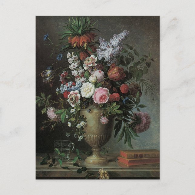 Tessier's Still Life of Flowers Postcard (Front)