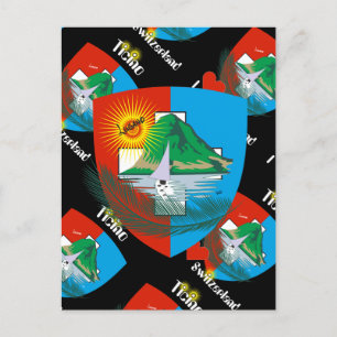 Tessin Schweiz Postkarte Postcard