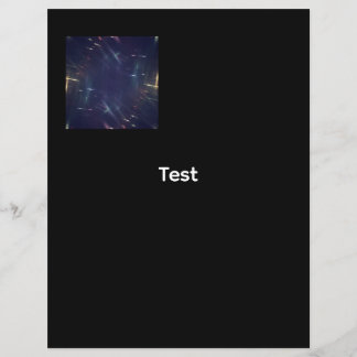 TEST 2 FLYER