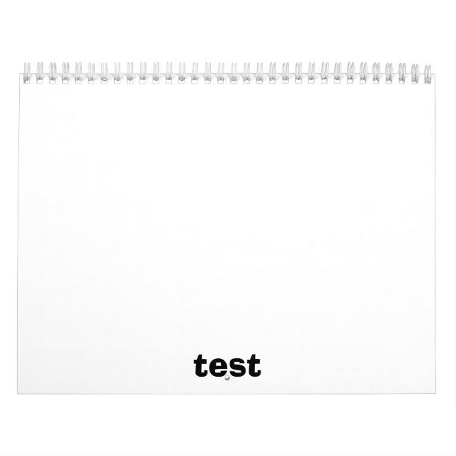 test calendar (Cover)
