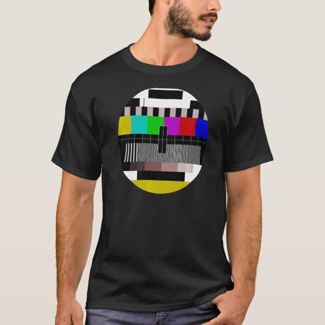 Test Card Test Pattern Test Image TV Retro T-Shirt (Front)