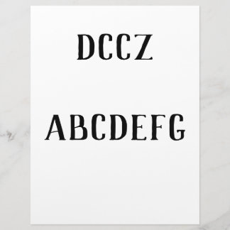 test custom letterhead