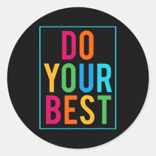 Test Day Mode On Teacher State Testing Ideas Schoo Classic Round Sticker