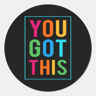 Test Day Mode On Teacher Testing Ideas School 1 Classic Round Sticker