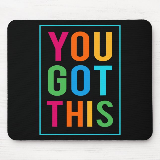 Test Day Mode On Teacher Testing Ideas School 1  Mouse Pad (Front)