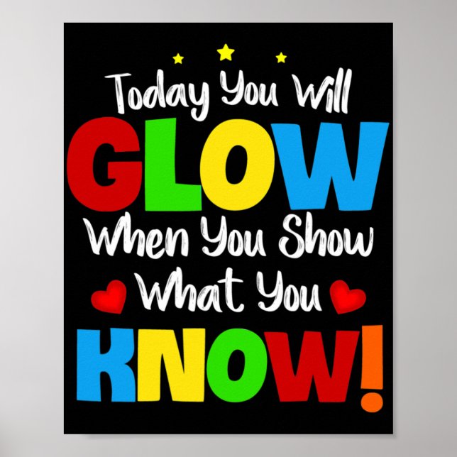 Test Day Mode On Teacher Testing Ideas School 2  Poster (Front)