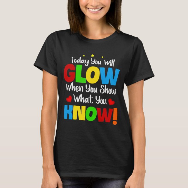 Test Day Mode On Teacher Testing Ideas School 2  T-Shirt (Front)