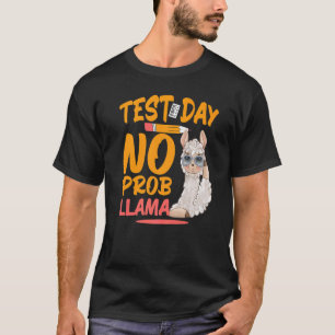 Test Day No Prob Llama Llama Teacher & Student Tes T-Shirt
