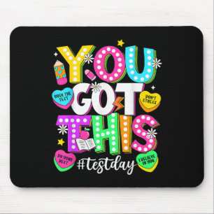 Test Day Rock The Test Teacher Testing Day You Got Mouse Pad