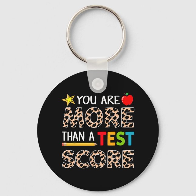 Test Day Shirt  Key Ring (Front)
