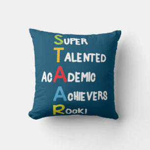 Test Day Staar School Teacher Professor Testing Cushion