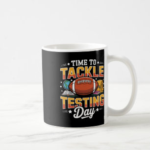 Test Day State Football Tackle Testing Day Sports Coffee Mug