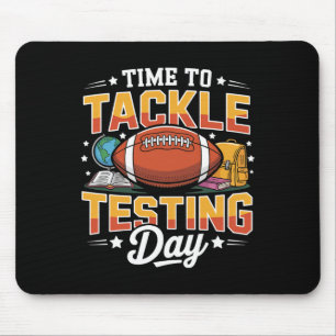 Test Day State Football Tackle Testing Day Sports Mouse Pad