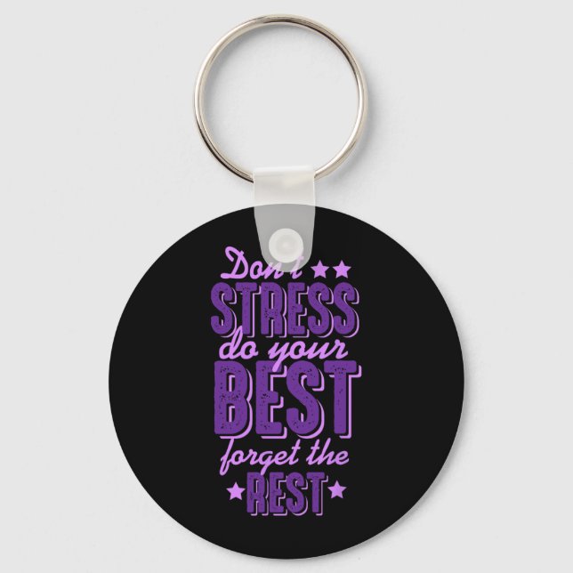 Test Day Testing Shirts For Women Teachers  Key Ring (Front)