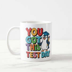 Test Day You Got This Funny Penguin Coffee Mug