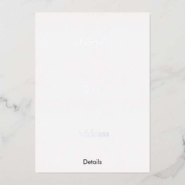 test foil invite (Front)
