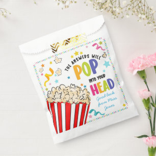test good luck treat class teacher answer pop favour bag
