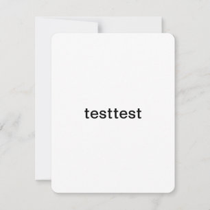 test holiday card