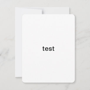 test holiday card