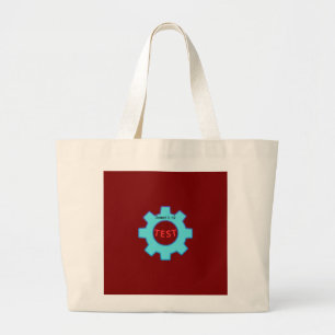 Test ( James 1 : 12 ) ToteBag Large Tote Bag