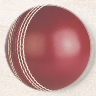 Test Match Red Cricket Ball  Coaster