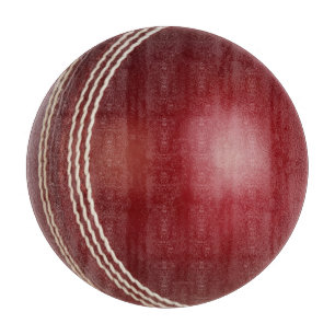 Test Match Red Cricket Ball Cutting Board