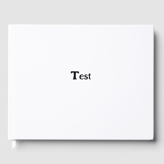 test name on international domains  guest book (Front)