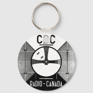 Test Pattern Key Ring