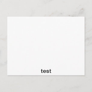 test postcard