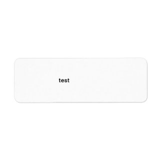 test return address label