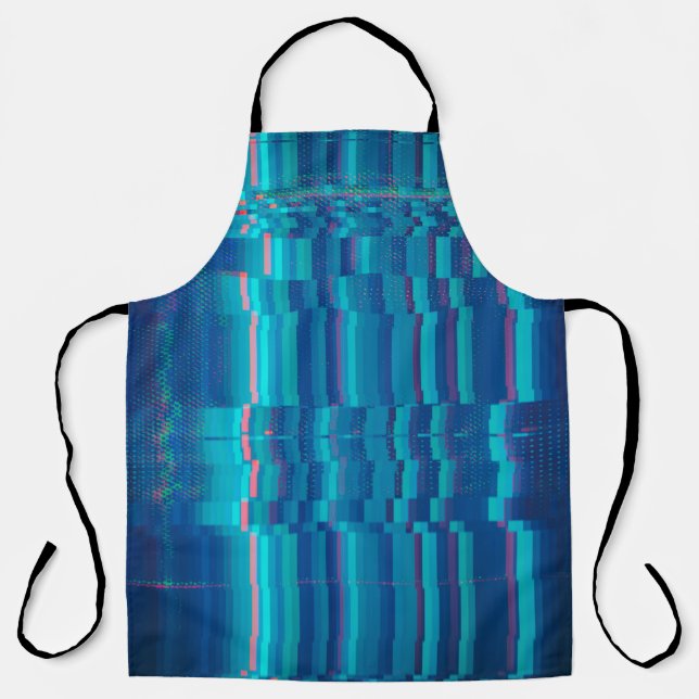 Test screen glitch abstract apron (Front)