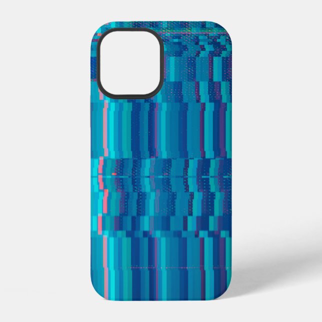 Test screen glitch abstract iPhone case (Back)