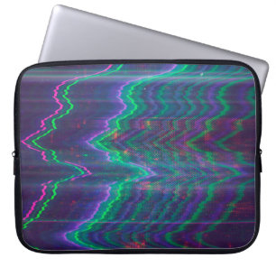 Test screen glitch abstract laptop sleeve