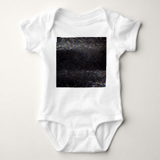 Test Screen Glitch Texture Background Baby Bodysuit