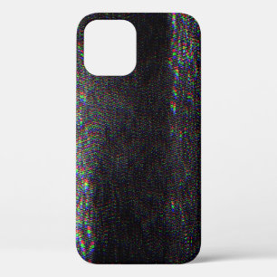 Test Screen Glitch Texture Background iPhone 12 Case
