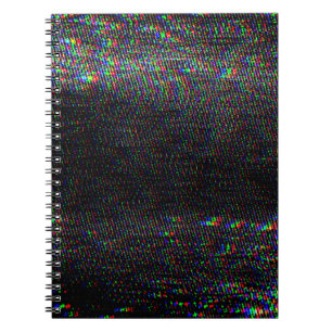 Test Screen Glitch Texture. Notebook