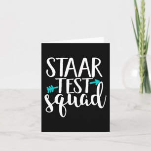 Test Squad Elementary Teacher Test Day Card