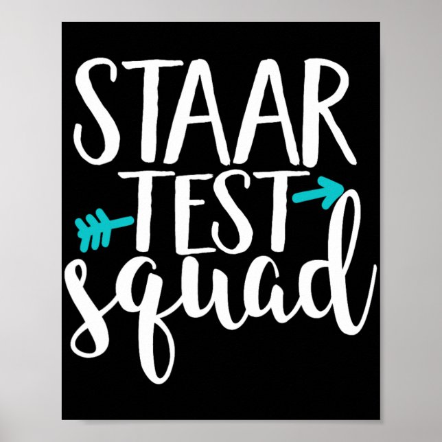 Test Squad Elementary Teacher Test Day  Poster (Front)