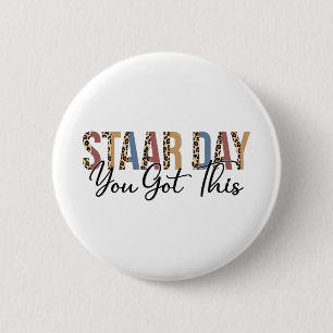 Test Staar Day Mode On Teacher Testing Ideas Schoo 6 Cm Round Badge