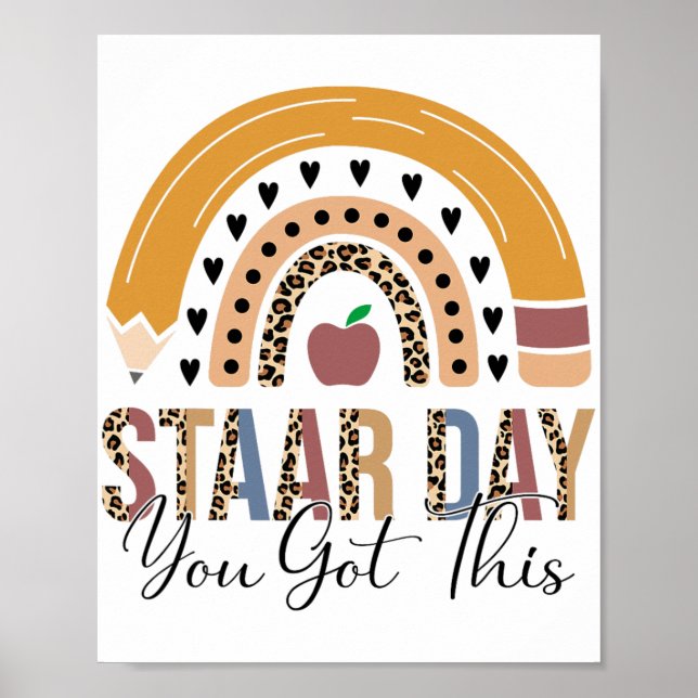 Test Staar Day Mode On Teacher Testing Ideas Schoo Poster (Front)