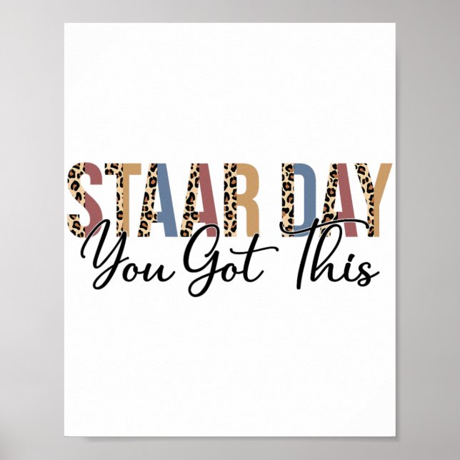 Test Staar Day Mode On Teacher Testing Ideas Schoo Poster (Front)