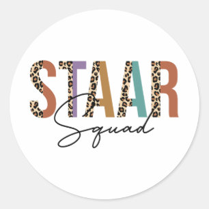 Test Staar Day Squad Mode On Teacher Testing Ideas Classic Round Sticker