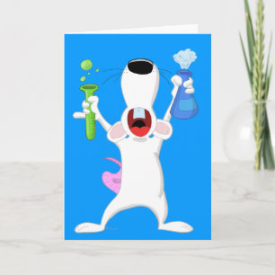 Test Tube Lab Rat Card