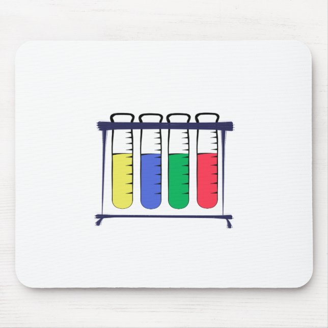 Test Tube Shelf Mouse Pad (Front)