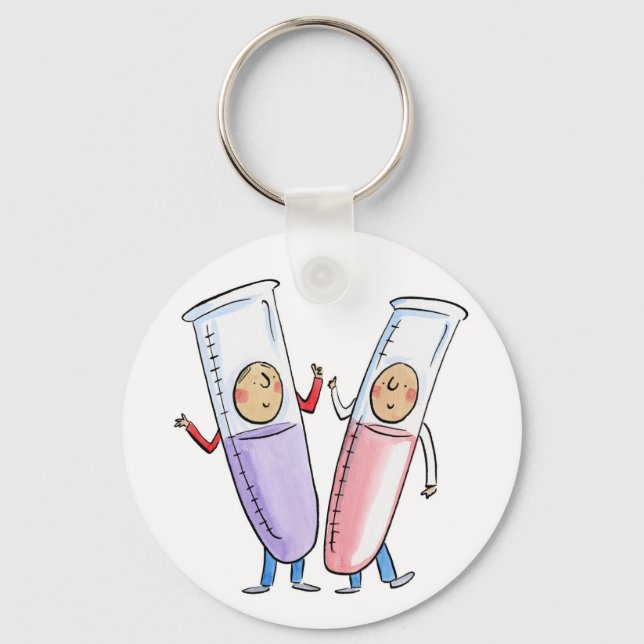 Test Tubes Key Ring (Front)