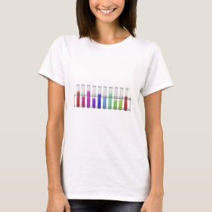 Test tubes with colourful liquids T-Shirt