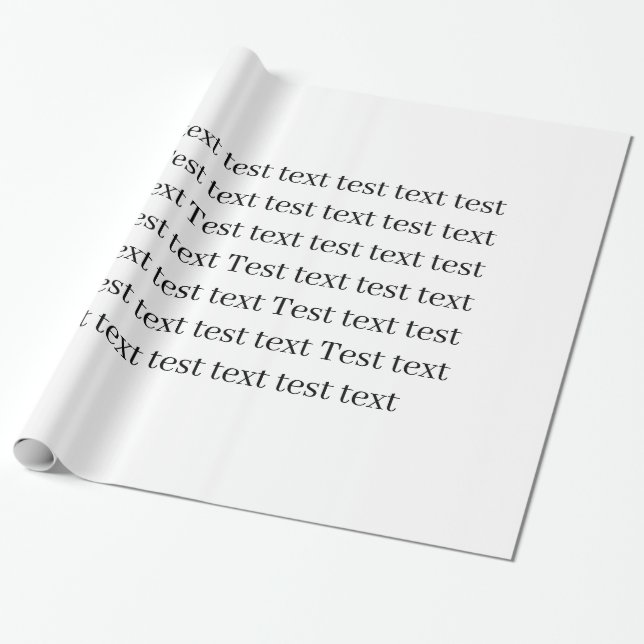 test wrapping paper (Unrolled)