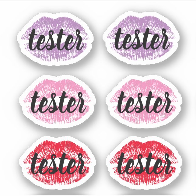 Tester Sample Try Me Lips Lipstick Makeup Product (Front)