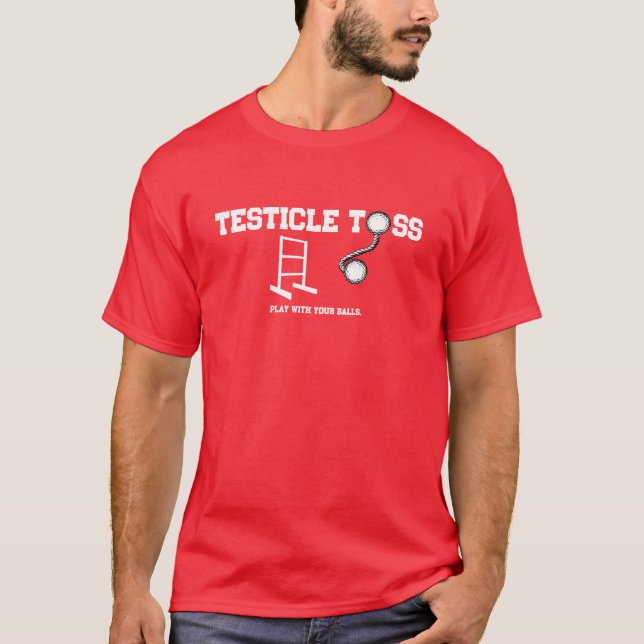 Testicle Toss T-Shirt (Front)